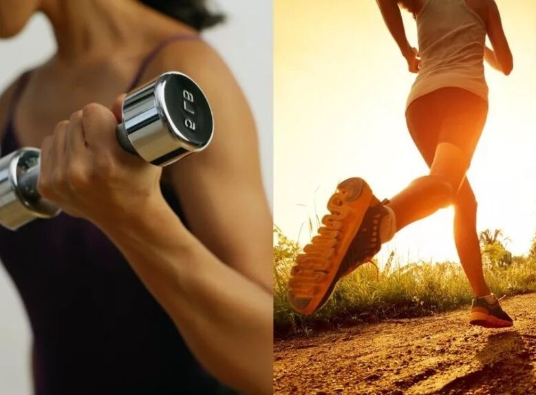 Trening kardio in moči