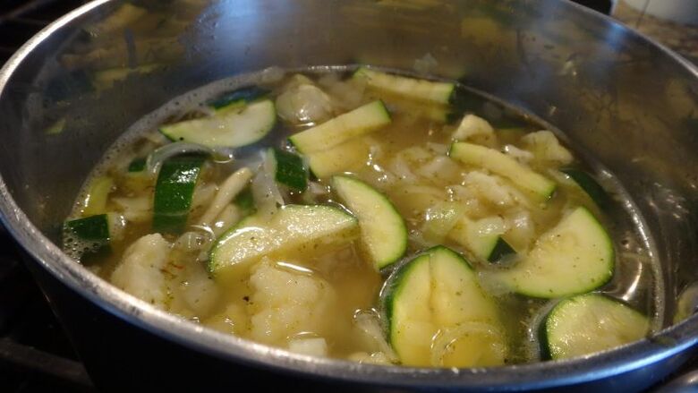 zelenjavna juha za pitno prehrano